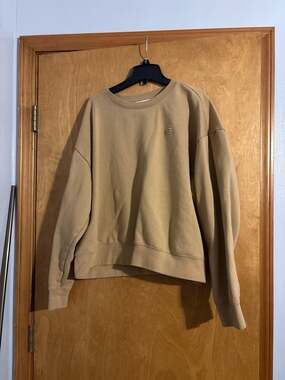 Champion Authentic Athleticwear XXL Tan Fleece Crewneck Sweatshirt